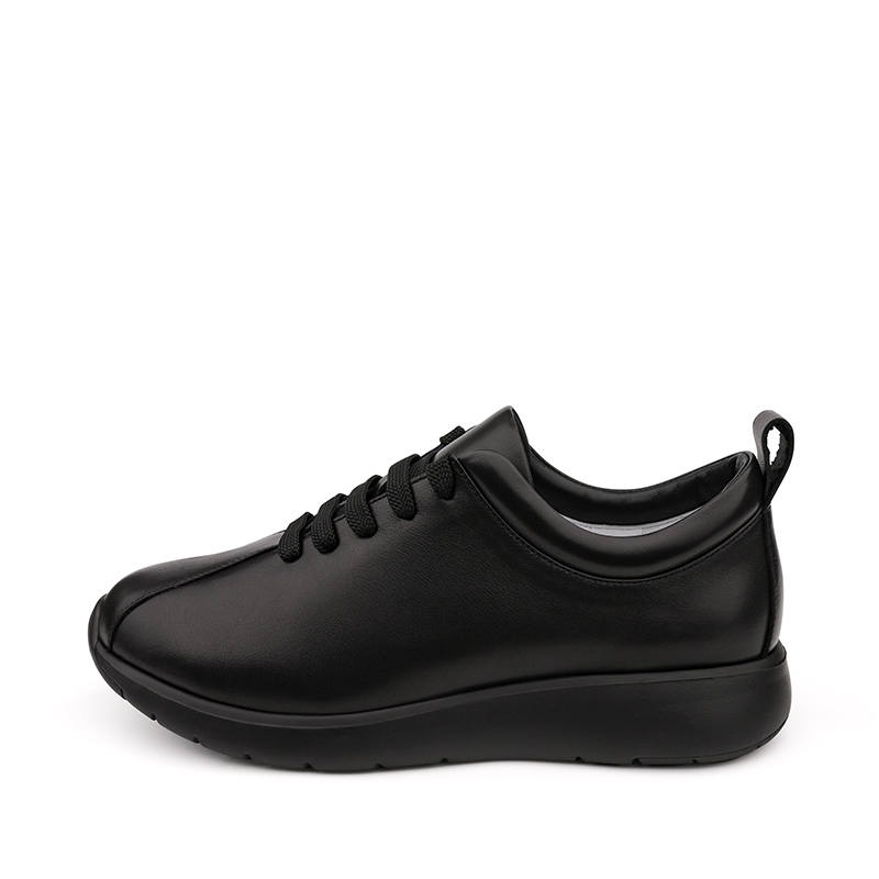 RUNUU Top Grain Cow Leather Low top Casual Shoes Women's