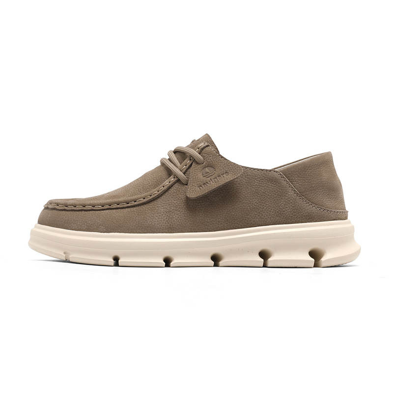 NAVIGARE Small Sailboat Top Grain Cow Leather Height Increasing Low top Casual Shoes Women's Coffee