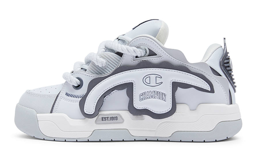 Champion TronSkateV1 Low top Skateboard Shoes Men's Gray