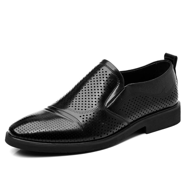 Shanpijiang Casual Leather Shoes Men's Low Top