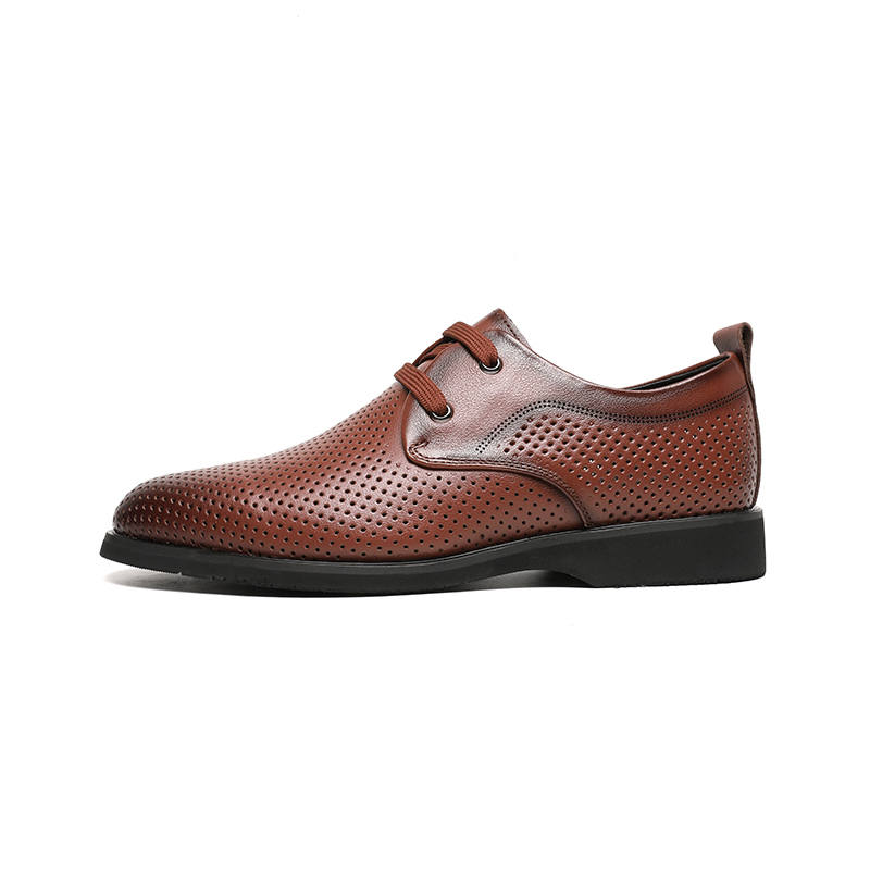 RED DRAGONFLY Cow Leather Casual Shoes Men's Brown