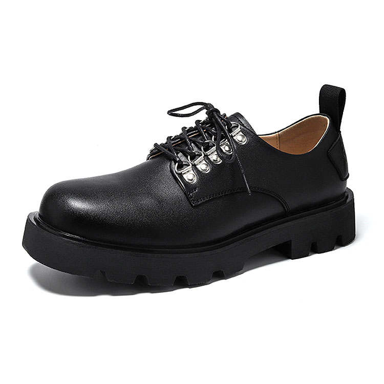 KAQIAODI Microfiber Leather Casual Shoes Men's Black