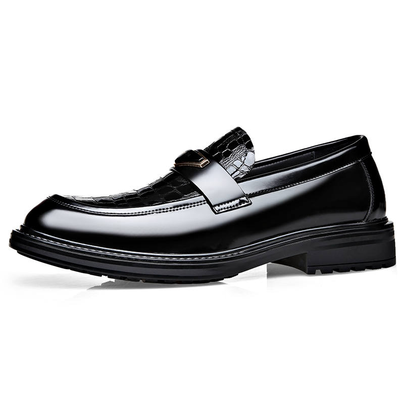 XIAOTOULANG Dress Shoes Men's Low Top Black/Brown