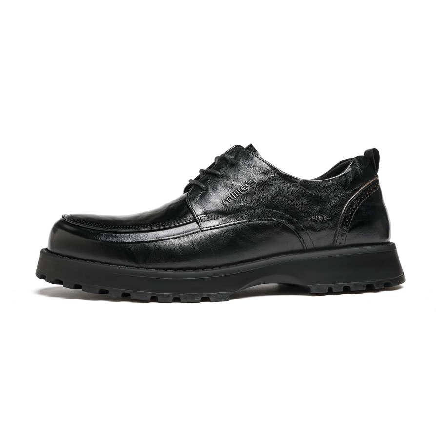 Millies MILLIE'S Top Grain Cow Leather Casual Shoes Men's Black