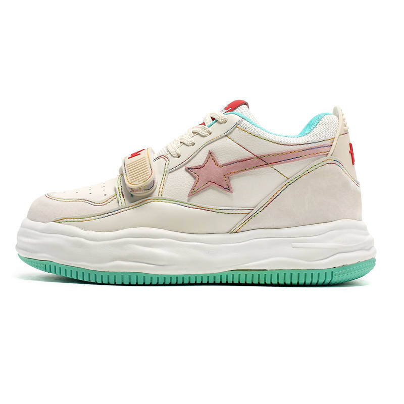 BANGNEY Microfiber Leather Slip Resistant, Abrasion Resistant, Height Increasing Low top Skateboard Shoes