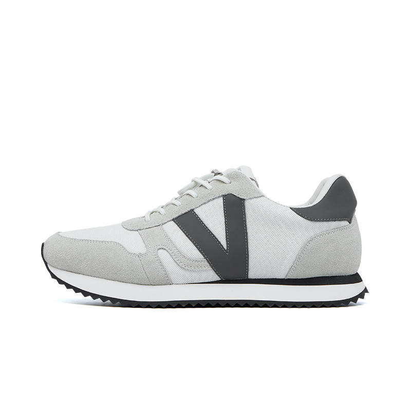 VICKI BROWN Casual Shoes Men's Low Top White, Gray, Black