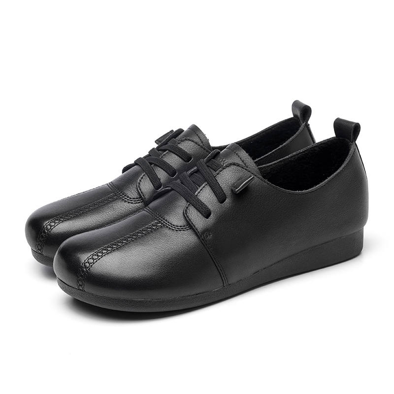 XINNUO Cow Leather Casual Shoes Women's