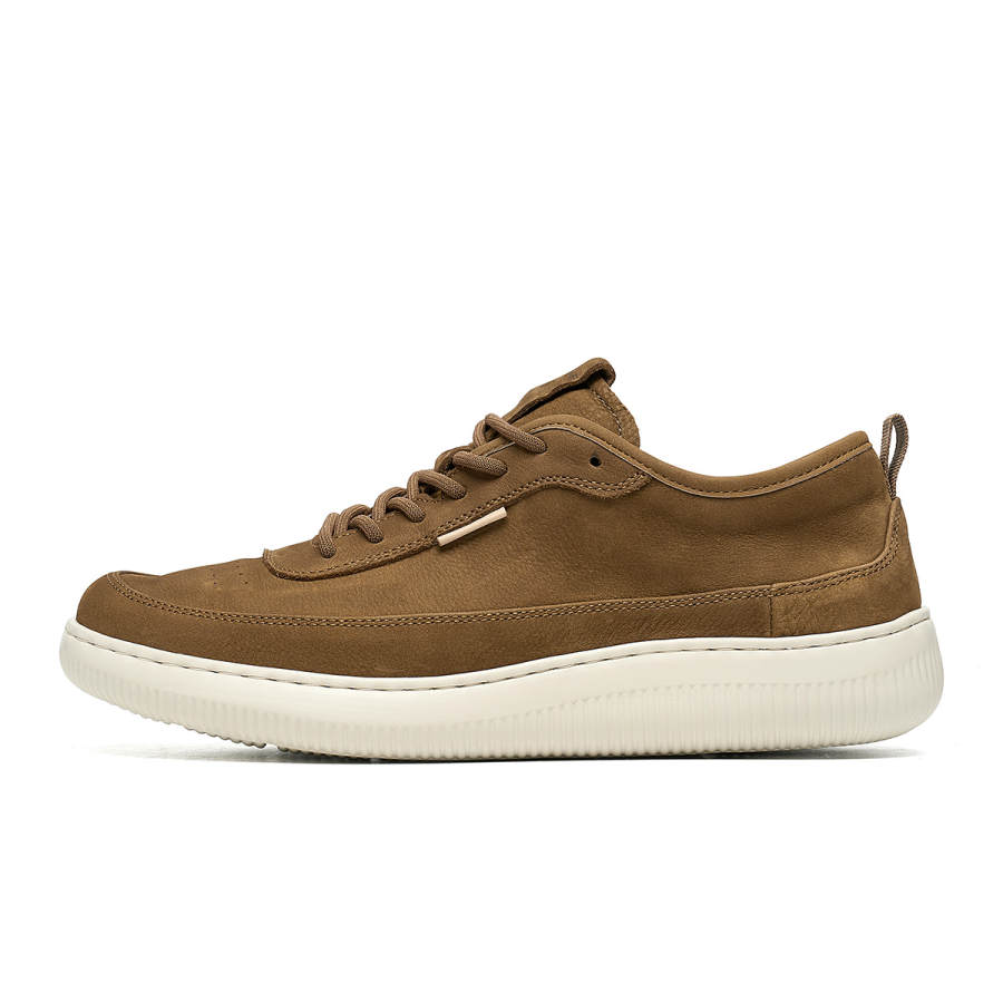 C°BANNER Cow Leather Low top Skateboard Shoes Men's Brown