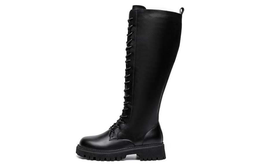 DAPHNE DAPHNE Knee high Boots 4.5cm Women's Black