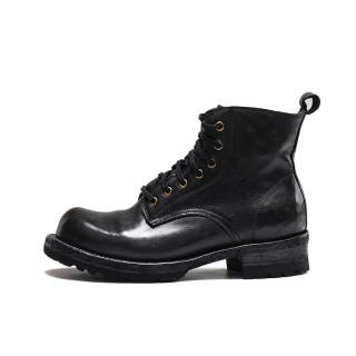 IGESHI Horse Leather Short Combat Boots Men's