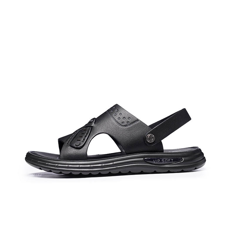 LAORENTOU LAORENTOU Beach Sandals Men's Black