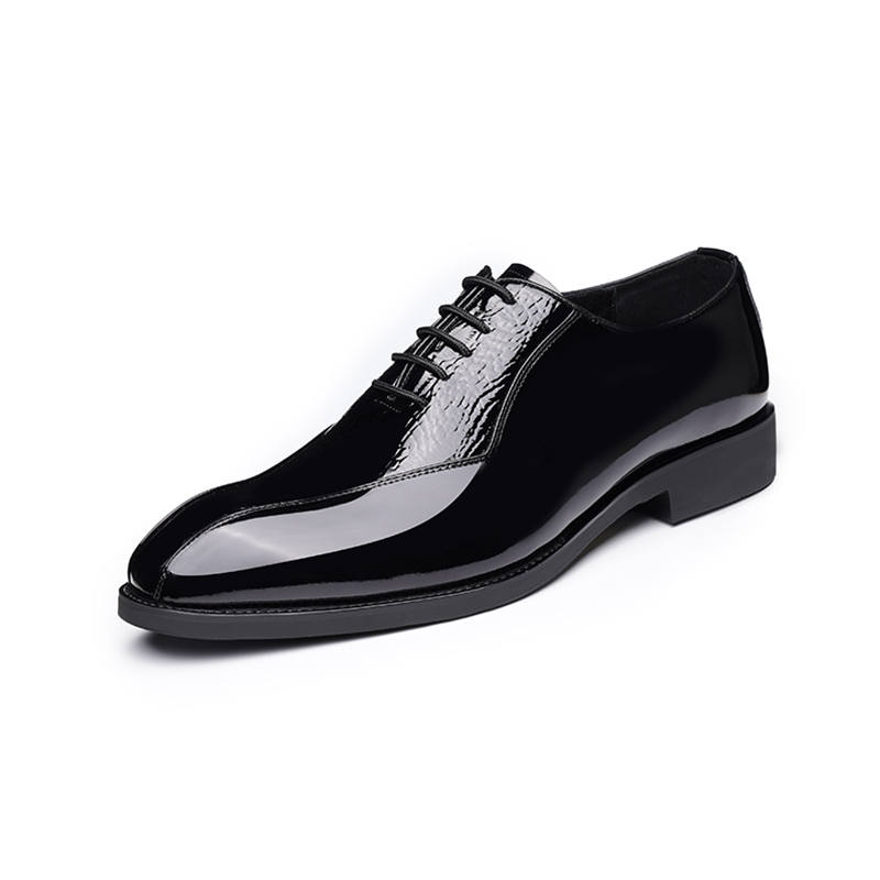 LAORENTOU Cow Leather Dress Shoes Men's