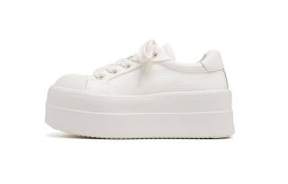 UNCLEWEN White Toast Low top Skateboard Shoes Women's Cloud White