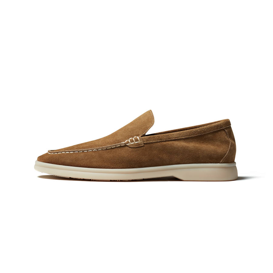 TRUFFAUT British Business Mocassins Cow Suede Loafers Men's