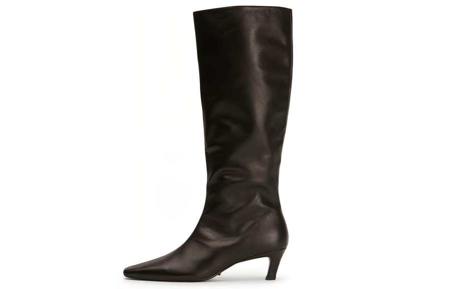 Tony Bianco Cow Leather Knee high Boots 5CM Women's Black