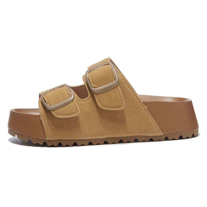 Medd Slide Slippers Women's Brown/Pink/Ecru