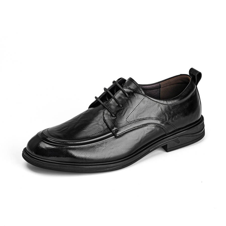 AOKANG Casual Leather Shoes Men's Black