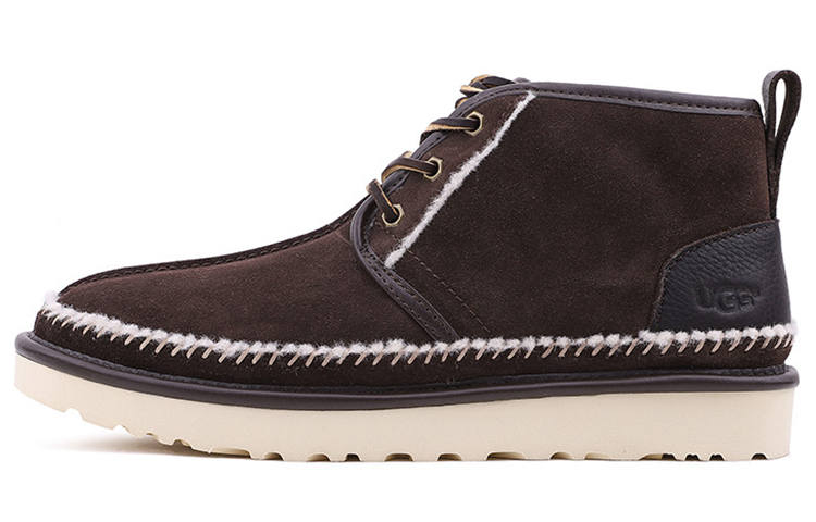 UGG UGG Neumel Stitch Fleece Lined Snow Boots Coffee