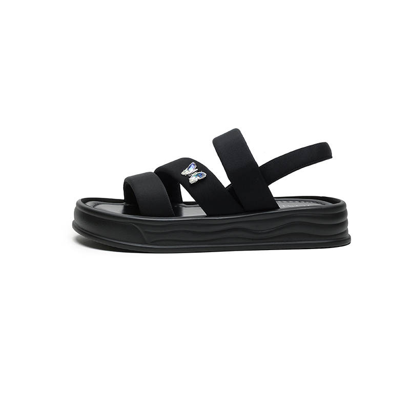 JOSINY JOSINY One Strap Sandals Women's Black