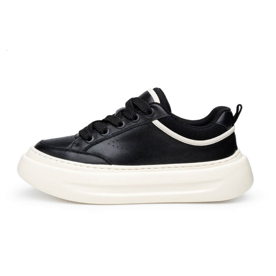 FED Top Grain Cow Leather Lightweight And Breathable Low top Skateboard Shoes Men's