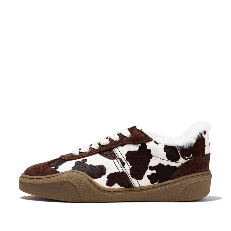 BELLALILY Cow Split Leather Minimalist Fashion Low top Casual Shoes Women's