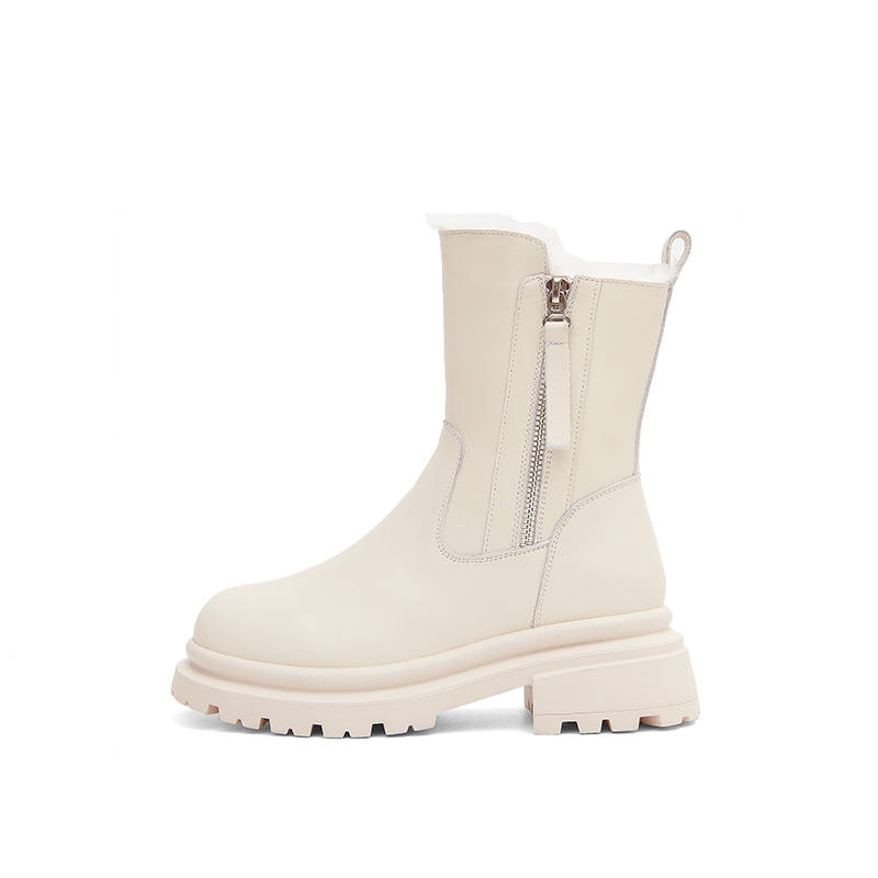 PT'SON PT'SON Snow Boots Women's White/Black