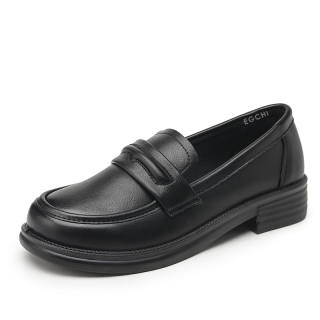 EGCHI Leather Casual Shoes Women's Black
