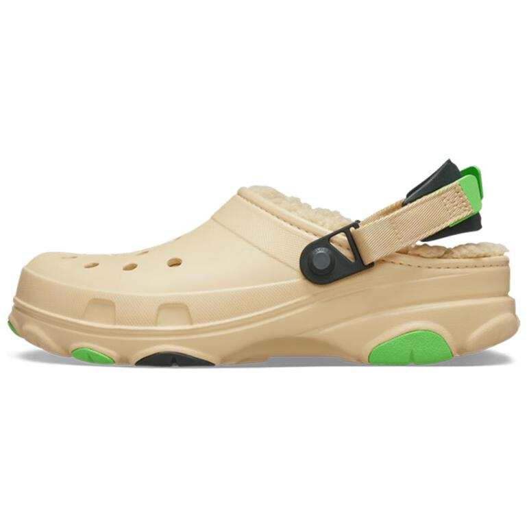 Crocs Crocs All Terrain Lined Clog EVA Comfortable And Breathable Clogs Unisex Light Yellow