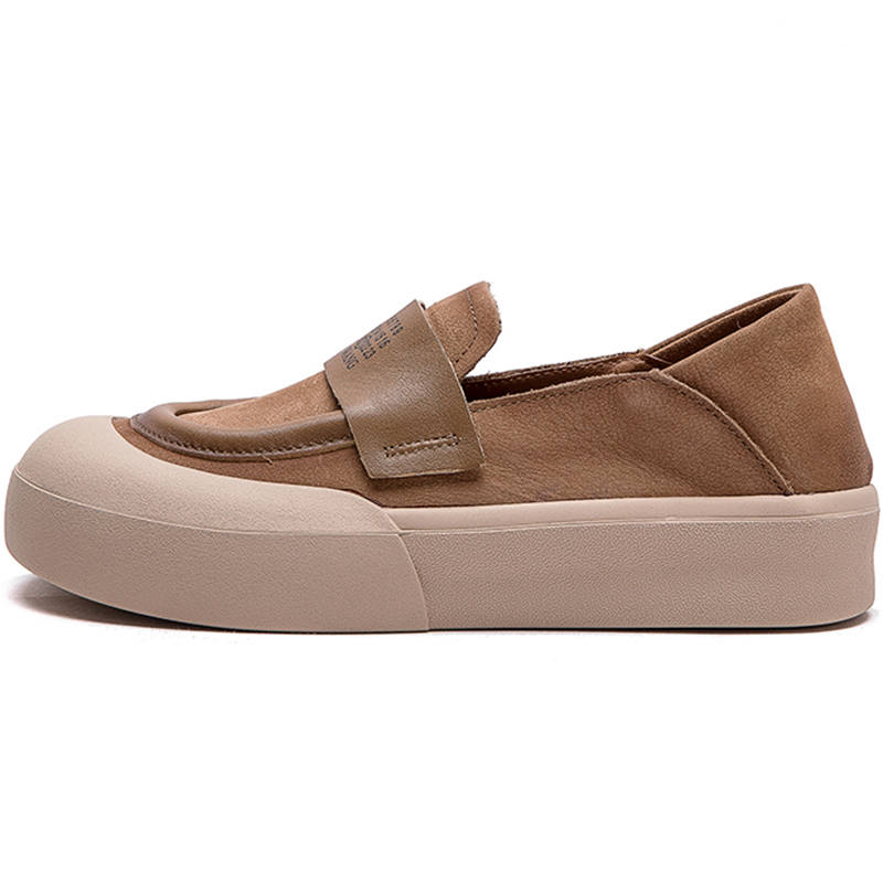 JIEZHOU Loafers Women's Yellow/Brown