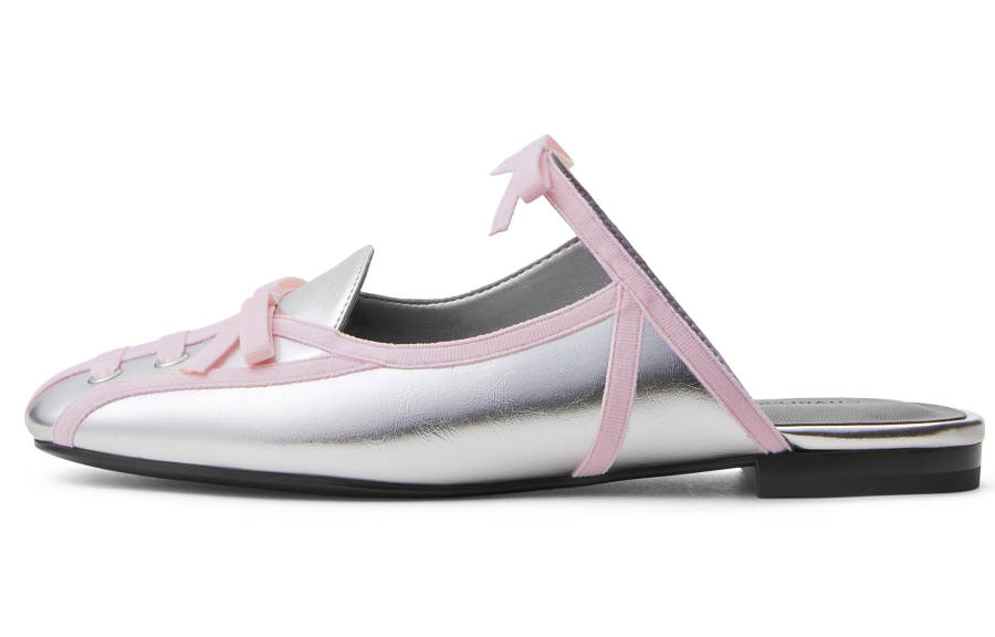 CHARLES&KEITH Composite Sole Slip Resistant Closed Toe Slippers 1.8cm Women's