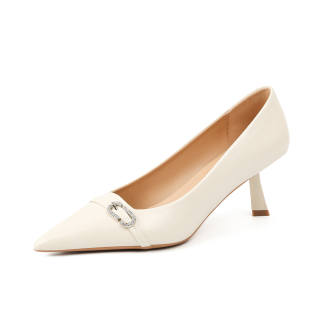 TATAYA Microfiber Leather Slim Heel High Heels Women's