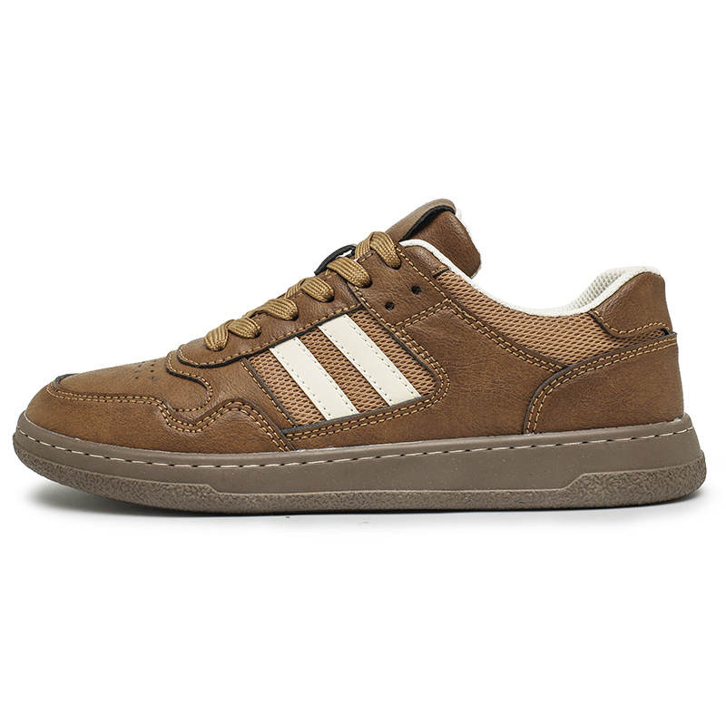 CALIFBULL Cow Split Leather Lightweight Breathable Lightweight And Breathable Low top Skateboard Shoes Men's