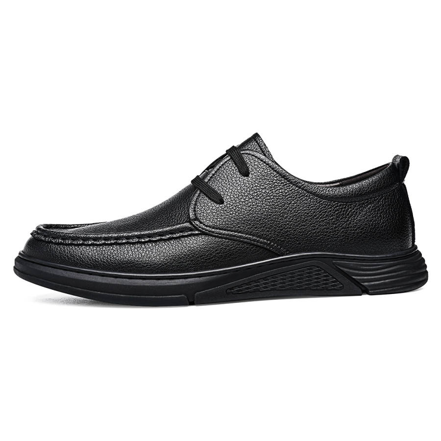 CHINT CHINT Cow Split Leather Men's Casual Shoes Men's Black