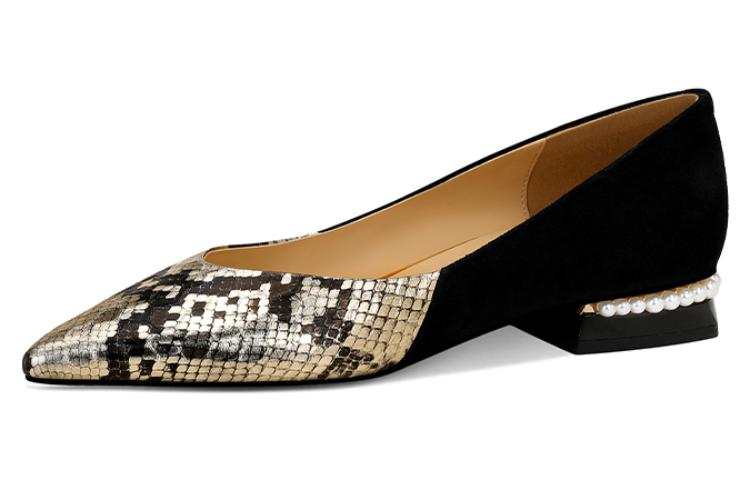 JESSICA SOPHIA Casual Shoes 2cm Women's Gold