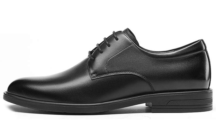 KANGNAI Cow Leather Men's Dress Shoes Men's Black