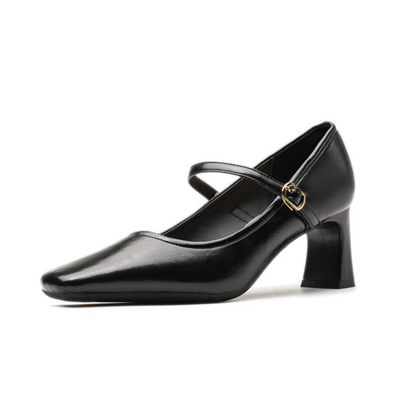TATAYA Mary Jane Shoes Women's Brown, Beige