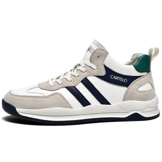 CARTELO Slip Resistant, Abrasion Resistant, Breathable, Lightweight Mid top Casual Shoes Men's