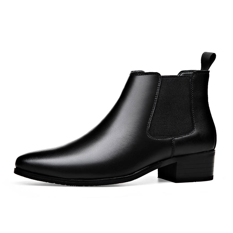 LUOMENG LUOMENG Chelsea Boots Men's Black Brown