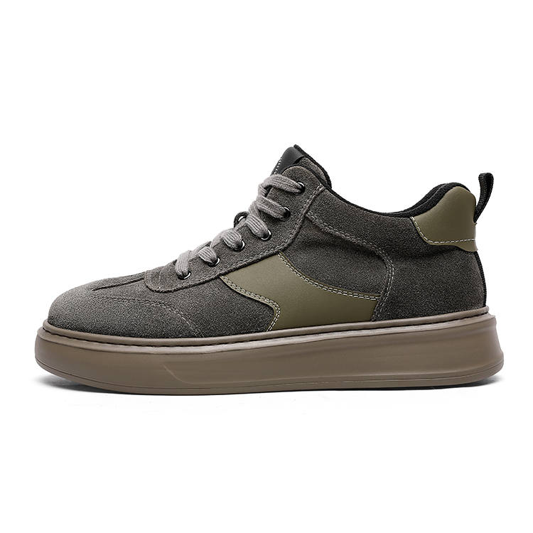 CROWN Fleece Lined, Fashionable, Versatile, Athleisure, Outdoor Mid top Skateboard Shoes Men's