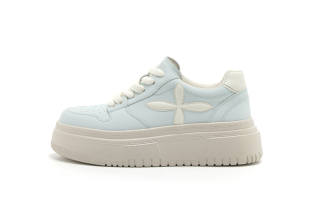 UNCLEWEN Uncle Wang's Platform Shoes 6CM Cow Split Leather Balance Lightweight Height Increasing Low top