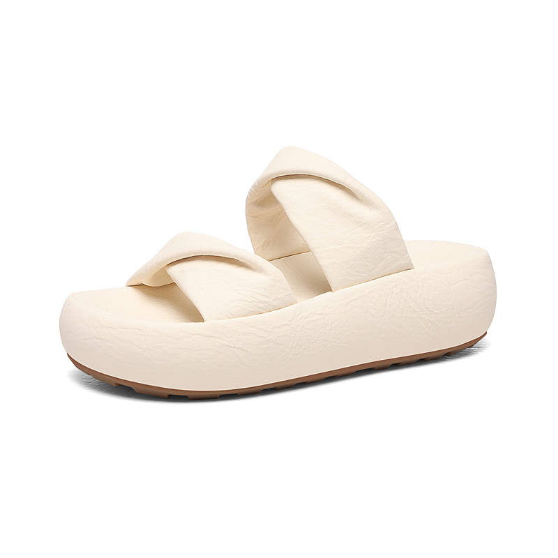 JINSITU Rubber Sole PU Polyurethane Abrasion Resistant Quick Dry Slide Slippers Women's