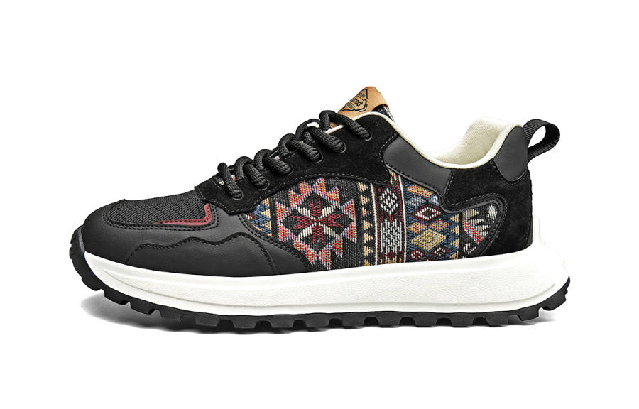 HLA Casual Shoes Men's Low Top Black Beige Blue