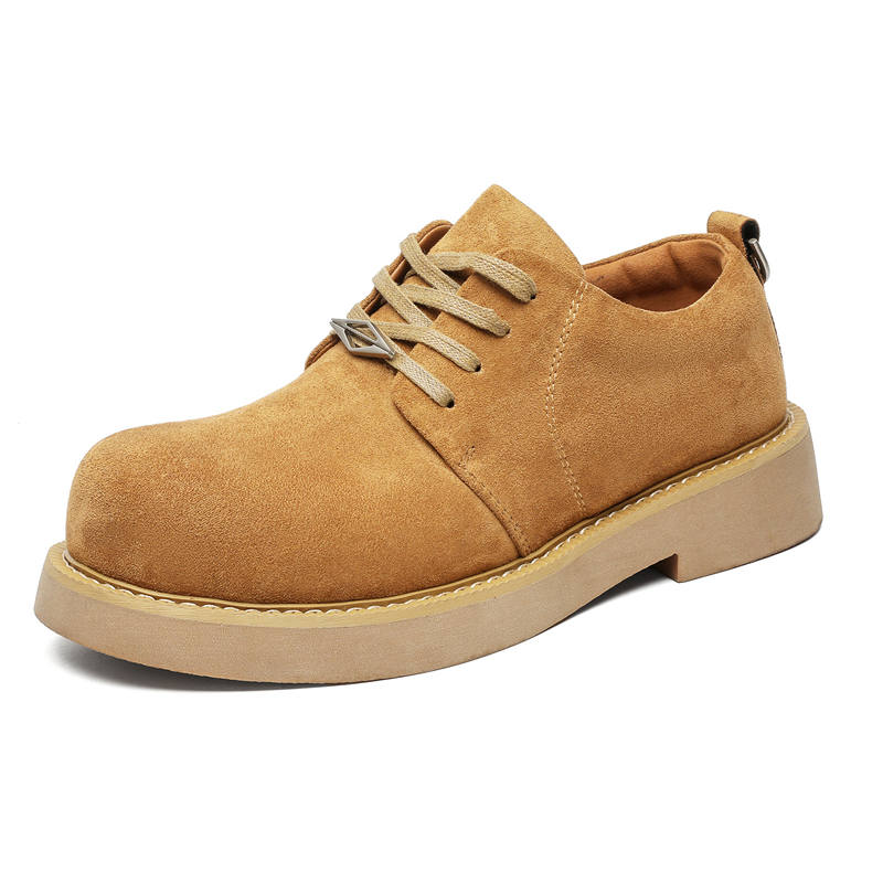V05 Microfiber Leather Men's Casual Shoes Men's Yellow