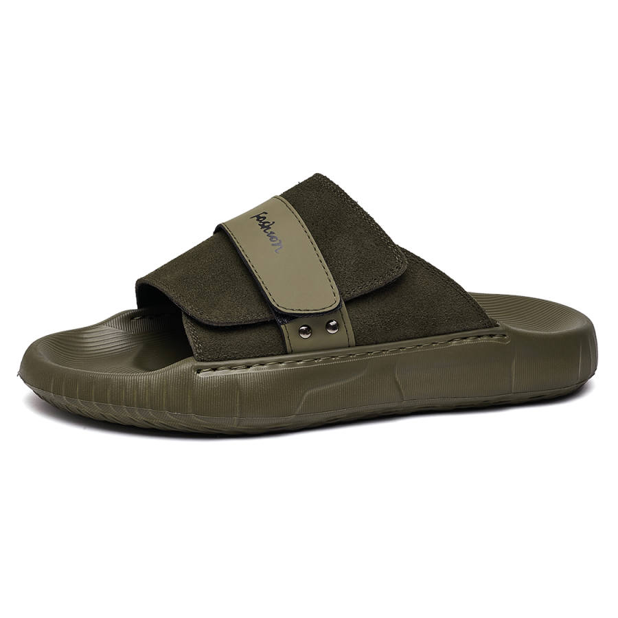 HUITE Odor Resistant Odor Resistant Slide Slippers Men's Green