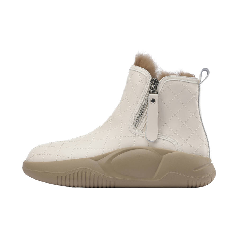 Safiya Short Snow Boots Women's Ecru