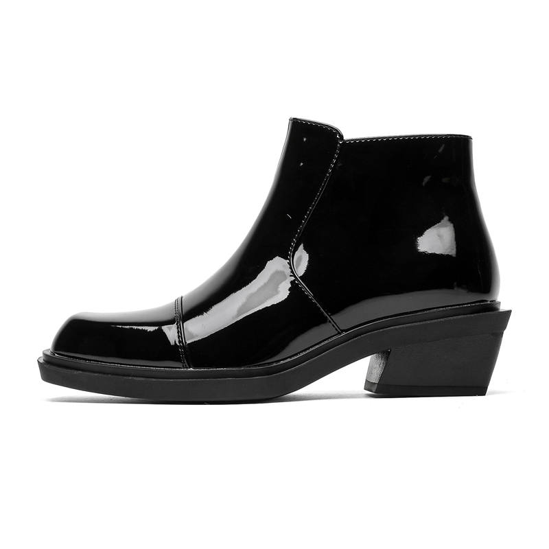 CHILANG CHILANG Pu Ankle Boots Women's Black
