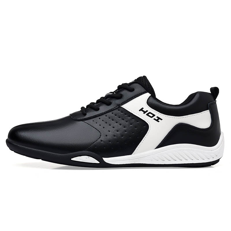 YILICHUANZHANG Cow Split Leather Mid top Casual Shoes Men's