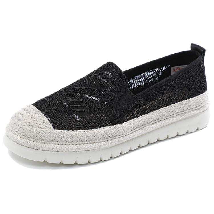 TAIHEYUAN Espadrilles Women's Black/Beige
