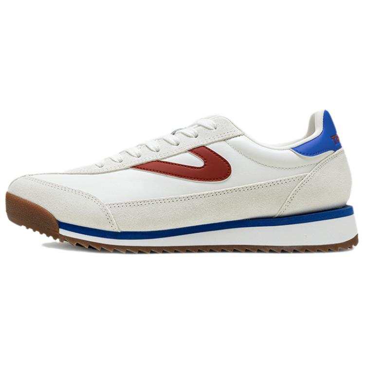TRETORN Rawlins L Cow Leather Low top Casual Shoes Unisex White Blue Red