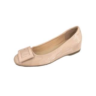 AJPAP Pu Casual Shoes Women's Nude